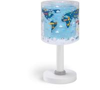Dalber Lámpara Infantil De Mesa, Mesita y Luz Quitamiedos Kids World Mapa Mundo Planeta Tierra, 40671, G4-4W LED - Bombilla incluida
