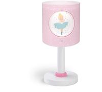 Dalber Lámpara Infantil De Mesa, Mesita y Luz Quitamiedos Princess Dance Bailarina rosa, 60911, G4-4W LED - Bombilla incluida
