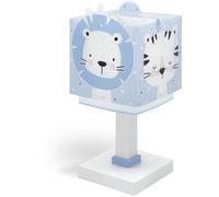Dalber Lámpara Infantil De Mesa o Mesita Baby Jungle Blue Animales Jungla, 63111NT, G4-4W LED - Bombilla incluida