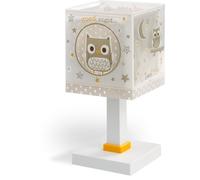 Dalber Lámpara Infantil De Mesa o Mesita Good Night Búho, 63391N, G4-4W LED - Bombilla incluida