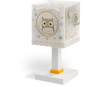 Dalber Lámpara Infantil De Mesa o Mesita Good Night Búho, 63391N, G4-4W LED - Bombilla incluida