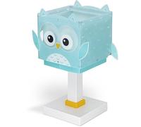 Dalber Lámpara de mesa o mesita infantil Little Owl Búho Animales, lámparas infantiles, 64391, E14