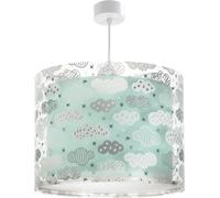 Dalber Lámpara Infantil De Techo Clouds Nubes, Verde, 40 x 25 cm, Ø33 cm