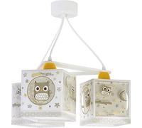 Dalber Lámpara Infantil de Techo Colgante 3 luces Good Night Búho Animales
