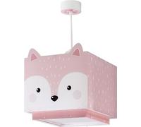 Dalber Lámpara infantil de Techo Colgante Little Fox Zorro Rosa Animales