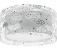 Dalber Lámpara Plafón De Techo Infantil Clouds Nube Gris, Plafones Infantiles, 41416ME, E27-2 x 15W