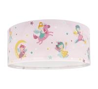 Dalber Lámpara Plafón De Techo Infantil Fairy Dreams Hadas Rosa, 42496M, Plafones Infantiles, E27-2 x 15W