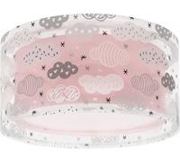 Dalber Lámpara Plafón De Techo Infantil Clouds Nube Rosa, Plafones Infantiles, 41416MS, E27-2 x 15W