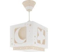 Dalber Lámpara De Techo Colgante Infantil Luna y Estrellas Moonlight Beige, 63232MB, E27, lámparas infantiles para niños, niñas y bebés.