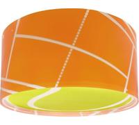 Dalber Plafón de techo infantil Tenis Deportes, 41756, 2xE27, 15W, Naranja, plafones infantiles