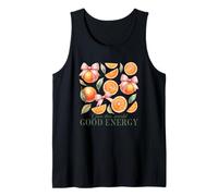 Dale a este mundo naranjas de buena energía Camiseta sin Mangas