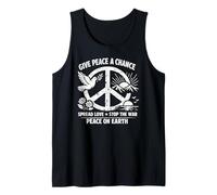 Dale a la Paz una Oportunidad Difundir el Amor Detener la Guerra La Paz en la Tierra Camiseta sin Mangas