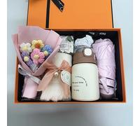 Dale a una mujer un regalo de cumpleaños, para ella, madre, hermanas, amigas, hijas, un regalo único para mujer, para mujer, esposa, colegas, niños, taza de aislamiento creativo, ramo de flores