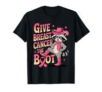 Dale al cáncer de Mama la Cinta Salvaje de Conciencia sobre Las Botas Camiseta