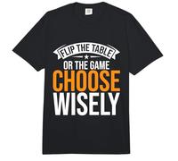 Dale la Vuelta a la Mesa o el Juego, Elige Wisely Game Night Comfort Colors Adult Heavyweight T-Shirt