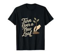 Dale la Vuelta a un Nuevo diseño de plantación de árboles con guión de Hojas Camiseta