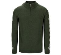 Dale of Norway Geilo, suéter, hombres, verde oscuro S(48) Dark Green/Off White