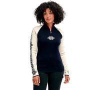 Jersey de mujer Dale of Norway Geilo Fem Sweater Talla: M / Color: azul oscuro/blanco
