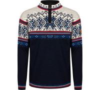 Dale of Norway - Jerséis - Vail M Sweater Midnightnavy Redrose Offwhite de Lana - Talla S - Azul marino Azul marino S