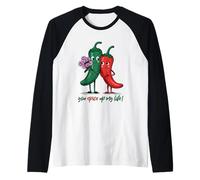 Dale sabor a mi vida Lindo Amor Chili Camiseta Manga Raglan