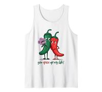 Dale sabor a mi vida Lindo Amor Chili Camiseta sin Mangas