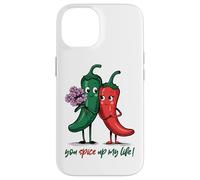 Dale sabor a mi vida Lindo Amor Chili Carcasa para iPhone 14