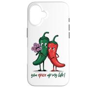 Dale sabor a mi vida Lindo Amor Chili Carcasa para iPhone 16