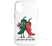 Dale sabor a mi vida Lindo Amor Chili Carcasa para iPhone 16 Plus