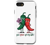Dale sabor a mi vida Lindo Amor Chili Carcasa para iPhone SE (2020) / 7 / 8