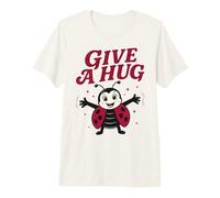 Dale un Abrazo a Ladybug, Feliz y Divertido último día de Verano Escolar Camiseta Premium