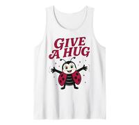 Dale un Abrazo a Ladybug, Feliz y Divertido último día de Verano Escolar Camiseta sin Mangas