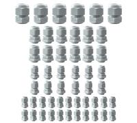 Dalephoric 50 Piezas Prensaestopas IP68 Impermeable, Glándulas de Cable M12 M16 M20 M25, Cable Gland Conectores para 3-18 mm Cable, para Caja de Derivación, Distribuidor de Pared, Caja de Fusibles