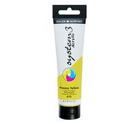 Daler-Rowney 150 ml sistema tubo de 3-Pintura acrílica-Process, color amarillo