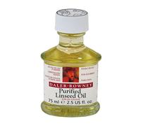 Daler Rowney Aceite de Linaza Clarificado para Óleo Frasco de Cristal 75ml