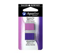 Daler Rowney Aquafine H/P - Juego de 8 blíster (ultramarino, rosa/violeta ultramarino)