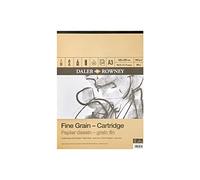 Daler Rowney Fine Grain Cartridge Bloc Dibujo Fino Encolado Retrato A3 160G 30 hojas