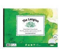 Daler - Rowney - Cuaderno de pintura (acuarela, lápiz, tinta, gouache, ceras, 12 hojas, tamaño A3, tapa dura encolada)