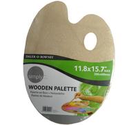 Daler Rowney D845620526-ud 845620526-Paleta, Madera, Azul, Estándar