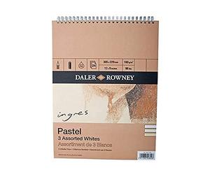Daler Rowney Dr Ingres Bloc Papel Pastel Esp. 3Bl.Surt. 41X31Cm 160G24H