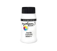 Daler-Rowney DR129500009 SYSTEM3 - Bote de titanio (500 ml), color blanco