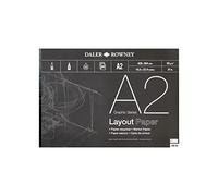 Daler-Rowney DR403030200 - Papel de dibujo (80 hojas A2)