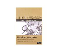 Daler Rowney Fine Grain Cartridge Bloc Dibujo Fino Encolado Retrato A4 160G 30 hojas