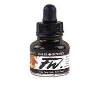 Daler, Rowney FW, Bote de tinta acrílica (especial para aerografía, caligrafía o pincel, 29,5 ml), color sepia