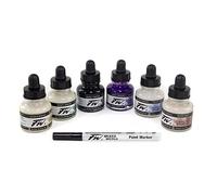 Daler Rowney Fw Shimmering Set Tintas Frasco 6 X 29.5Ml