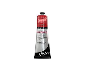 Daler Rowney Georgian - Pintura al óleo - magníficos colores - 225 ml - Rojo cadmio oscuro