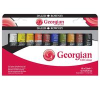 Daler Rowney Georgiano Pintura de Aceite Color Introducción Set 10 X 22ml