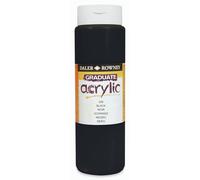 Daler Rowney Pintura acrílica Graduate bote 500 ml Negro