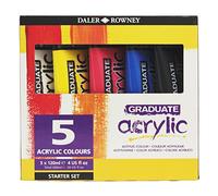 Daler-Rowney Graduate Acrílico Starter Set 5 Colores 120Ml
