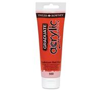 Daler Rowney Graduate Acrylic 120ml Cadmium Red Hue (500)