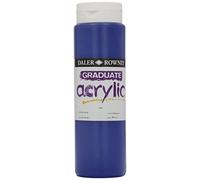 Daler-Rowney Graduate Acrylic 500ml Paint Ink Bottle - Phthalo Blue